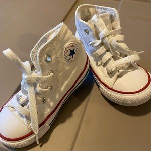 Toddler White Converse